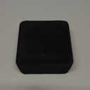 Small Velvet Jewelry Gift Box for Women, Bracelets, Rings, Earrings, Necklace (Black, 3.5 x 3.5 x 1.9 In)