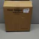 Rain Drum for Outside Garden,Steel Tongue Drum 12 Inches 15 Notes Musical Instruments, Handpan Drum Percussion Instrument, with Soft Bag, Music Book, 2 Mallets, for Meditation or Yoga (Green)