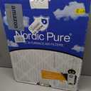 Nordic Pure 16x25x1 (15 1/2 x 24 1/2 x 3/4) Pleated MERV 12 Air Filters 6 Pack