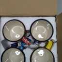 Ceramic Espresso Cups, 5 Oz Espresso Cups Set of 4, Handmade Espresso Cup, 2.75 Inch Espresso Mugs, Multicolor Demitasse Cups, Microwave & Dishwasher Safe Espresso Mugs, Coffe Mug (SULTAN'S GARDEN)