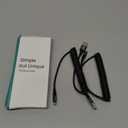 Coiled Lightning Cable, iPhone Charger Cable 3FT for Car, 2 Pack [Apple MFi Certified] 3 Feet Lightning Cord Compatible with iPhone14/13/12/11 Pro Max/XS MAX/XR/XS/X/8/7/Plus/6S iPad/iPod- Black