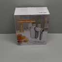 Cordless Electric Hand Mixer: 12 Speeds Powerful Handheld Mixer with 6 Stainless Steel Attachments (2 Beaters, 2 Dough Hooks, 2 Whisks), Snap-On Storage Case & Eject Button (Black)