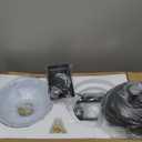 Adjustable Pool Table Lights for 7'-8' Billiard Light Hanging Pool Table Light Fixture Lighting Pendant Lamp with Metal Shades for Game Rooms (Bulb Not Included)(4 Lights) (Black)