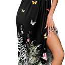Ekouaer Women's Sleeveless Nightgown Long Nightgowns for Women Full Slip Soft Nightshirt Wide Strap Sleepwear Lounge Dresses (Black, L)