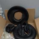 (2-Set) AR-PRO 4.80/4.00-8" Tire and Inner Tube Set - Universal Replacement Tires and Inner Tubes with 15.5" Outer Tire Diameter and 4.80" Tire Width - Fits on Dollies, Trolleys, Wagons, and More