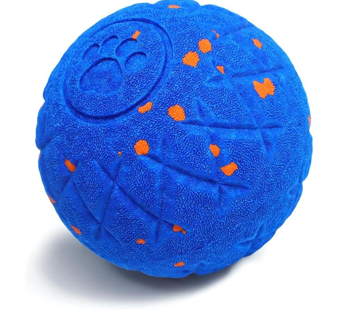 SCHITEC Interactive Dog Toy Ball - Automatic Bouncing, Rolling & Vibrating Motorized Ball for Medium Large Dogs, Rechargeable Self-Moving Electronic Pet Toy for Boredom & Indoor Chase(Blue)