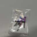 Titanium Ti M5 x 10 12 15 18 20 25 30 35 40 45 50 55 60mm Bicycle Allen Hex Socket Head Screw Pack of 4 (M5x40mm, Rainbow)