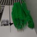 HIDALIFE Temporary Fence with Posts,3x50 Safety Barrier for Dog Snow Plastic Mesh Fencing with Fiberglass Stake Windbreak Rope,Movable Fencing Roll for Garden Backyard Outdoor Animal Protect