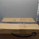 kleankin Pedestal Sink Storage Cabinet, Under Sink Cabinet with 2 Doors and Adjustable Shelf, Bathroom Vanity with U-Shape Cut-Out, White