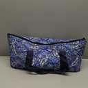 American Mahjong Game Set, 166 Quality White Tiles, 4 All-in-One Color Rack/Pushers, Mahjong Tile Set with Blue Printed Carrying Bag, Blue 