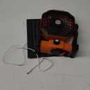 Rechargeable Solar Powered Fan,(30Hours Working) Solar Camping Fans & Led Lantern,8-inch Portable Fan with 7W Solar Panel, Battery Operated Powered Outdoor Tent Fans for Camping Essentials Accessories