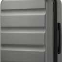 Kono 28 Inch Expandable Spinner Luggage with Wheels Hardshell Large Checked Suitcase TSA Lock Grey