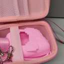 JCHPINE Hard Carrying Case and Silicone Cover for Bitzee Disney Interactive Digital Pet, Protective Case for Bitzee Disney Virtual Electronic Pets Accessories (Pink)