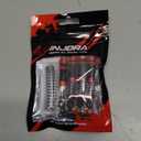 INJORA 59MM Shocks Long Threaded Shock Absorber Oil Damper for TRX4M TRX4MT 1/18 RC Crawler Upgrade (Red)