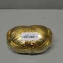 Metallic T-Shirt Yarn 140 Yards Knitting Fabric Crochet Cloth Shiny Tshirt Yarn for Crocheting Beginners DIY Hand Craft Bag Blanket Cushion Projects (Golden)