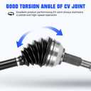 Front Left&Right CV Axle Shaft Assembly Fit for Nissan Sentra L4 1.8L 2013 2014 2015 2016 2017 2018 2019, (Only for Automatic CVT), Replace for NCV53017 NCV53024, 2 pcs CV Joint Shaft