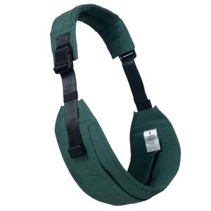 AUYEAZGO Toddler Carrier - Premium Cotton, Large Seat & Back Support, with Large Pocket, One Size Fits Most, Ideal for 6-48 Months (16-44 lbs), Green, Medium