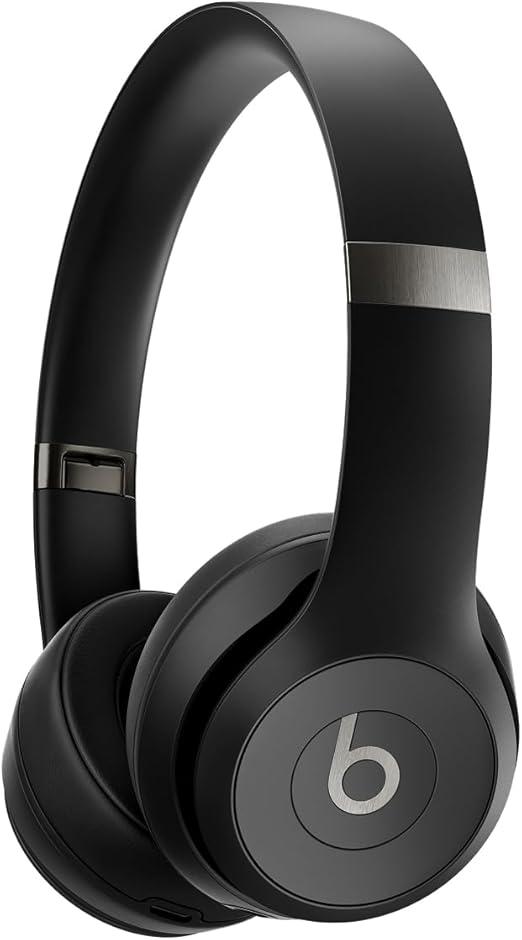 Beats Solo 4 - Wireless On-Ear Bluetooth Headphones, Up to 50-Hour Battery Life, Ultra-Lightweight Comfort, Powerful and Balanced Sound, Apple & Android Compatible - Matte Black