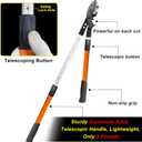 Loppers for Tree Trimming Heavy Duty, 26-40 Inch Handle Telescopic Tree Trimmer, Sync Drive Leverage Pruner, 2 Inch Branch Cutter