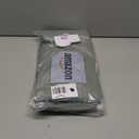 PrinceDeco Linen Texture Curtains 100% Blackout Curtains 64 inch Long 2 Panels Set for Bedroom Grommet Top Flax Textured Full Blackout Window Draperies Thermal Insulated White Liners,42 X64, Green Bay