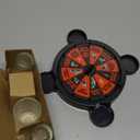 6.5 Inch Spinning Drinking Game  Includes 4 Glasses and Spinner - 1 Set