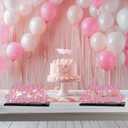 Glitter Pink Letter Happy Birthday Sign Centerpieces for Table Birthday Party Supplies Birthday Favor Decoration for 30th 40th 50th 60th 70th 80th 90th 100th Birthday Table Decoration