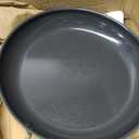 OXO Enhanced 12 Nonstick Frying Pan Skillet with Lid, Ceramic PFAS-Free Cookware, Durable Hard Anodized, Scratch Resistant, Stainless Steel Handle, Eggs & Omelets, Dishwasher & Oven Safe, Black