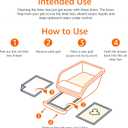 Amazon Basics Cat Pee Pads, Odor Control, Super Absorbent, Disposable, Universal Fit for Litter Box, Unscented, Multi Cat, White/Purple, 60 Count