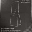 Aidoly Mirror Full Length, Upgraded 16"x59" Body Wall Mirrors with Shatter-Proof Glass, Floor Standing, Hanging or Leaning, Tall Mirror with Stand Aluminum Alloy Frame for Bedroom Cloakroom