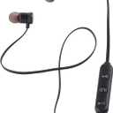 POCREATION Bluetooth Neckband Headphones, Magnet Bluetooth Sports Earphone Headset Headphone Sport Noise Cancelling Headphone for Gym Workout Running (Black)