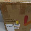 WOWLIVE 100L Rolling Laundry Hamper with Wheels Large Laundry Basket Organizer Laundry Cart with Steel Frame and Removable Bag Foldable Tall Dirty Clothes Hamper Dorm Room Storage for Bedroom (Grey)