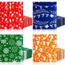 100 Pack Christmas Poly Bubble Mailers 8.3 x 9.3 Inch Christmas Padded Envelopes Self Seal Adhesive Shipping Bags Postal Bags for Xmas Gift Giving Small Business Mailing Packaging(Classic)