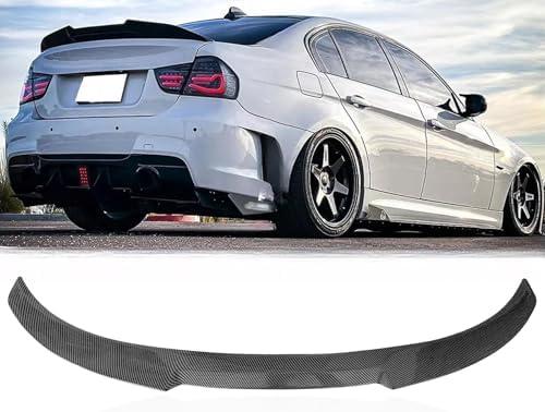 Collect Light Carbon Fiber Rear Spoiler Wing for 2008-2012 BMW E90 M3 Style 3 Series Sedan 323i 325i 325xi 328i 330i 330xi 335i 335d Rear Trunk Lip Spoiler (E90 Spoiler)