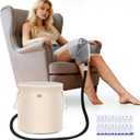 Cold Therapy Machine with Timer,Portable Ice Machine for Knee After Surgery,Knee Replacement Recovery System with Compression Pad for Ankle,Arm Joints,Sports Injuries,Cryotherapy Pain Relief (Gray)