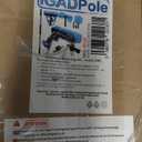 24ft IGADPole Washing Kit: Water-fed Brush, Cobweb Duster and 10 Squeegee and Soap Dispenser, with 6-Stage Telescoping Pole 5-24ft Pole