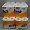 Scott ComfortPlus Toilet Paper, 48 Double Rolls, 231 Sheets per Roll, Septic-Safe, 1-Ply Toilet Tissue
