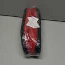 NewDenBer Men's Warm Memory Foam Suede Plush Fleece Lined Slip on Indoor Outdoor Clog House Slippers (9-10, 3. Red/Black)