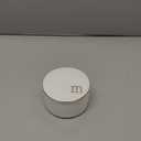 COLLECTIVE HOME - Ceramic Jewelry Box, Elegant Embossed Jewelry Holder, Trinket Organizer with Gold Monogram Lid, Storage for Ring Necklace Bracelet Earrings, Rings and Accessories (m)