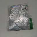 SIAEAMRG Womens Shiny Metallic High Waist Stretchy Jogger Pants, Wet Look Hip Hop Club Wear Holographic Trousers Sweatpant (X-Large, Silver)