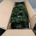 4FT Pre-Lit Artificial Pencil Christmas Tree With Led Lights