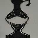 rabbitgoo Dog Harness No Pull with 2 Leash Clips, Adjustable Soft Padded, Reflective Oxford No Choke Pet Vest with Easy Control Handle for Puppy, Black, XS