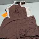 JOYSPELS Athletic Tennis Golf Dress for Women with Built-in Bra & Separate Shorts Spring Summer Dresses, L