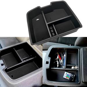fit for Center Console Organizer Tray 2007-2014 GMC Sierra Chevy Silverado Tahoe Yukon Suburban - GM Vehicles Accessories Replaces 19166288 (Black)
