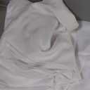 6-Pack White Tablecloths for Square Tables, 54 x 54 Inches, Stain-Resistant Polyester Fabric for 2 Foot Tables - Washable Table Covers for Weddings, Banquets, Birthday Parties, Events