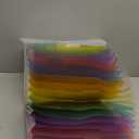 ABC life 26 Pockets Accordion File Organizer, Expanding File Folder, Portable Monthly Paper Bill Tax Receipt Organizer, Letter A4 Size Document Organizer with Labels - Blue