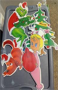 Grinch Christmas Posters Set