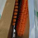 EcoNour 27" Aluminum Ice Scrapers for Car Windshield | Car Snow Scraper Window and Snow Brush with Ergonomic Foam Grip Winter Accessories (Orange)