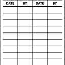 3 x NMC ST515 Accident Prevention Tag, "Fire Extinguisher Recharge and Inspection Record", 3" Width x 6" Height, Polytag, Black on White (Pack of 25)