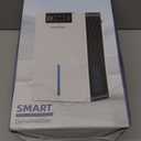 Dehumidifier, 98OZ Dehumidifiers for Home(1000sq.ft), Humidity Display Dehumidifier for Basement Bathroom Bedroom, Auto Shut Off, Washable Filter, Drain Hose, Timer, 7 Ambient Lights, Gray