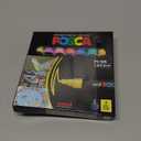 uni Posca 5M Medium Pastel Markers with Reversible Tips, Set of 7, Kids Art Supplies For Gifts, Decorations, Fabric, Metal, Glass, Wood and Canvas (Multicolor)